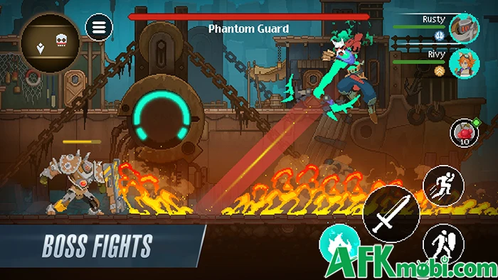 Driftfall: Pixel Action RPG game hành động platformer cuộn cảnh