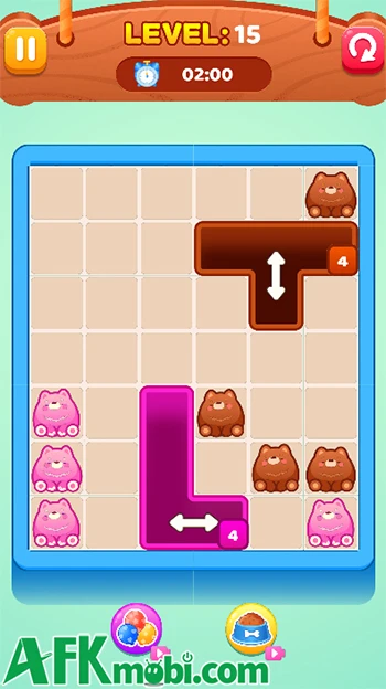 Drop The Cat game giải đố gom hết mèo cùng màu vào hố