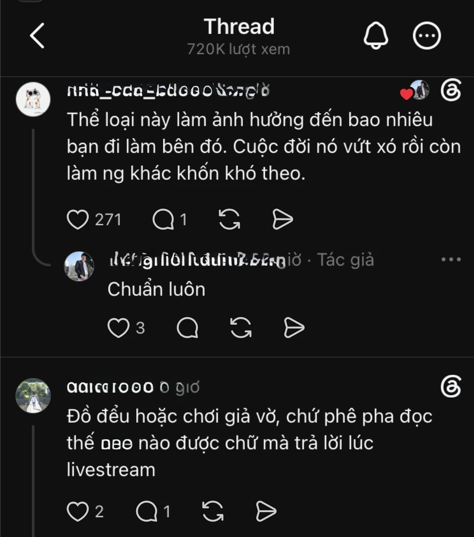 Đứng hình màn livestream sử dụng ch.ất c.ấm câu view và pha vạch áo cực s.ốc