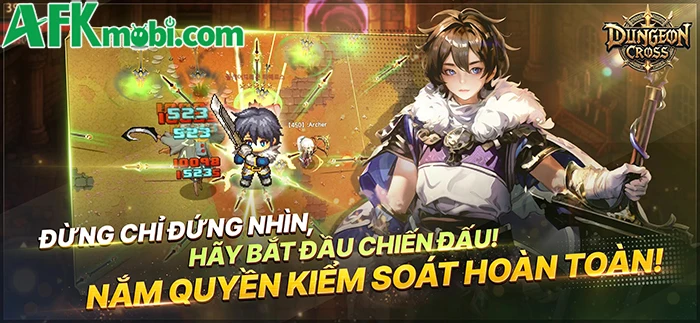 Dungeon Cross – Relic Hunter: Trở Thành Nhà Phiêu Lưu Ngay Trong Trò Chơi