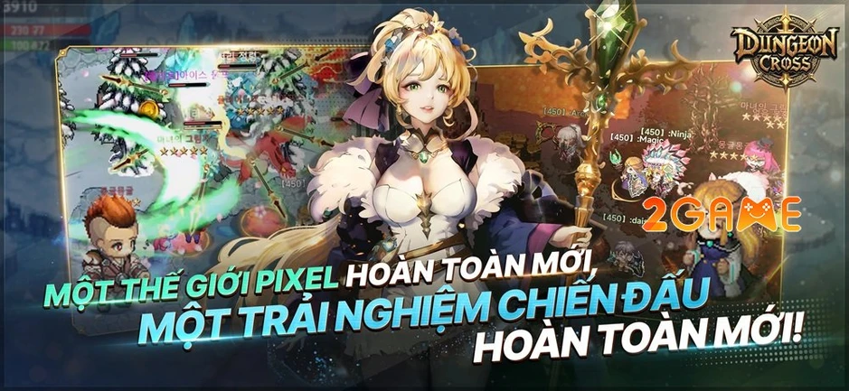 Dungeon Cross: Relic Hunter – Trò chơi RPG phiêu lưu với bối cảnh mê hoặc Dungeon Cross: Relic Hunter – Trò chơi RPG phiêu lưu với bối cảnh mê hoặc