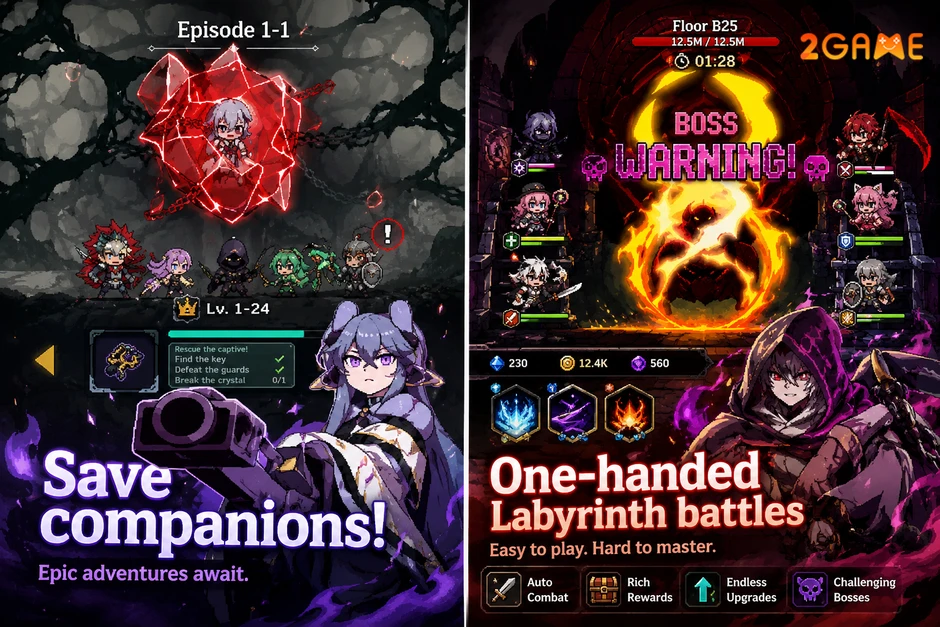 Dungeon Odyssey chính thức lên mobile: Game idle RPG chuyển thể từ manhwa nổi tiếng Dungeon Odyssey chính thức lên mobile: Game idle RPG chuyển thể từ manhwa nổi tiếng