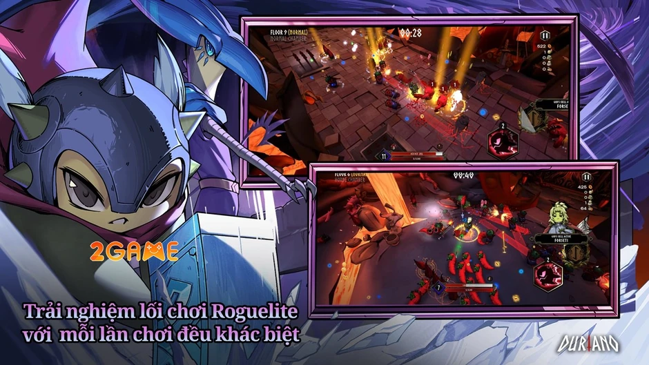 Duriano – Siêu phẩm Roguelite đấu trường góc nhìn từ trên xuống