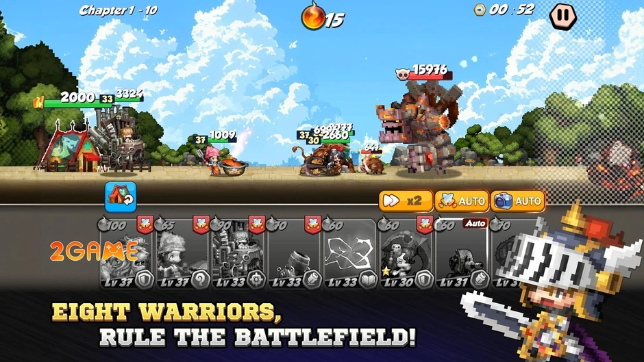Eight Warriors - Những lá bài biết nói trên đấu trường phòng thủ tháp