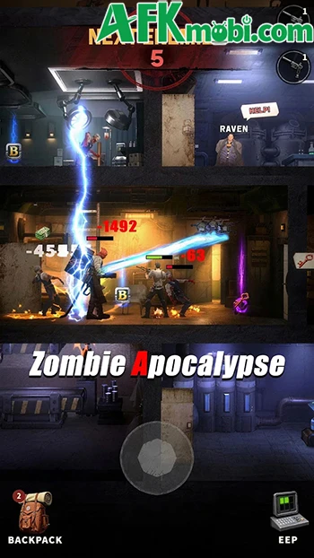 Escape From Zombieville thử thách người chơi tìm kiếm đồ tiếp tế