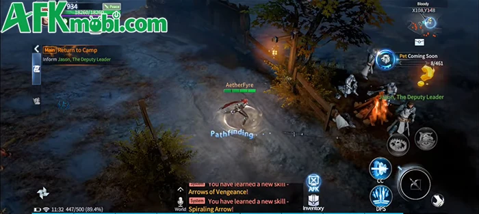 Gameplay nhiệm vụ trong Eternel Guardian