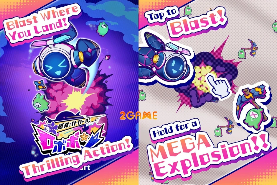 Explosion ROBOBOM – Trận chiến vũ trụ bùng nổ, game hành động cực đã