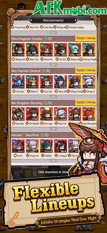 EZ PZ: Byte Heroes game idle thẻ tướng lấy đề tài Tam Quốc