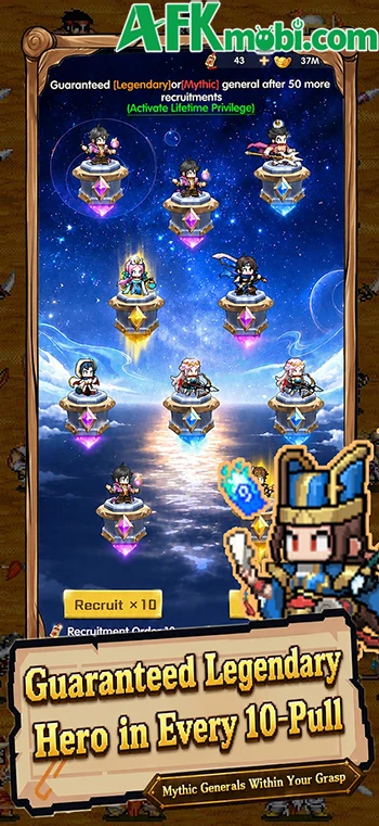 EZ PZ: Byte Heroes game idle thẻ tướng lấy đề tài Tam Quốc