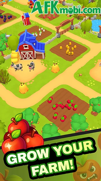 Farm Rush: Harvest Tycoon cho bạn săn rau củ quả bằng máy hút