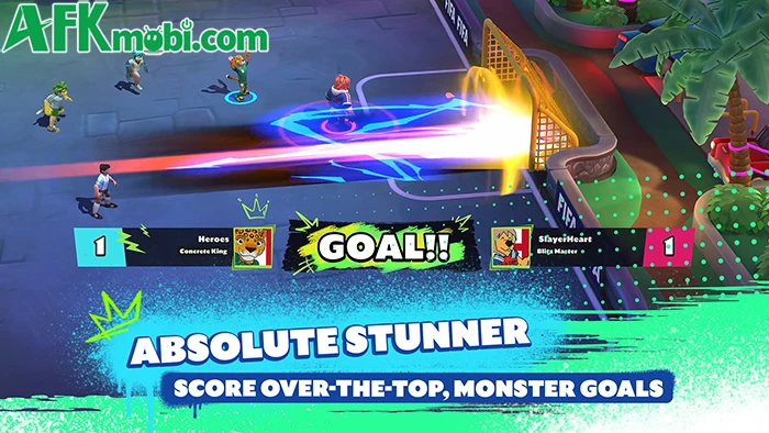 FIFA Heroes: Football Action cho bạn sử dụng các cầu thủ động vật