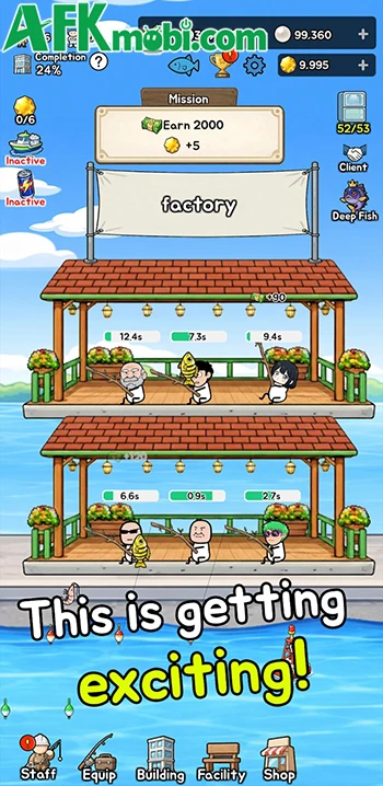 Fish Factory Tycoon cho người chơi gầy dựng đế chế thủy sản