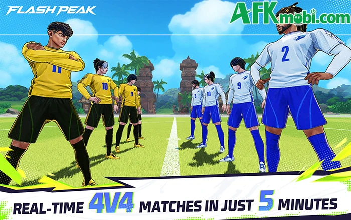 Flash Peak game bóng đá độc đáo với góc nhìn thứ ba và đấu đội