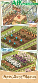 Floral Heart game mô phỏng cho bạn quản lý khu vườn hoa nhỏ