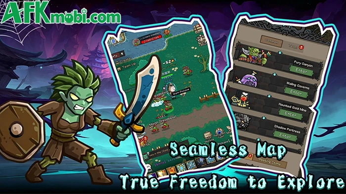 For Glory: Idle RPG game MMORPG lấy cảm hứng từ IP Warcraft