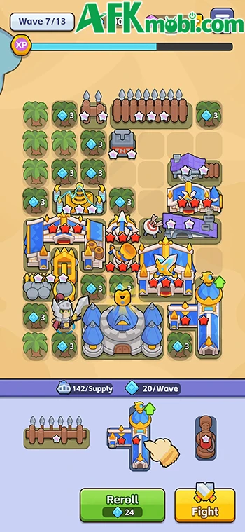 Fortress Hero game phòng thủ có cơ chế xếp trận hình và hợp nhất Fortress Hero game phòng thủ có cơ chế xếp trận hình và hợp nhất