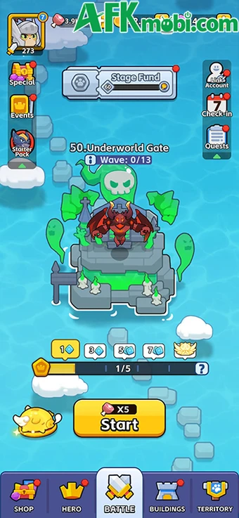 Fortress Hero game phòng thủ có cơ chế xếp trận hình và hợp nhất