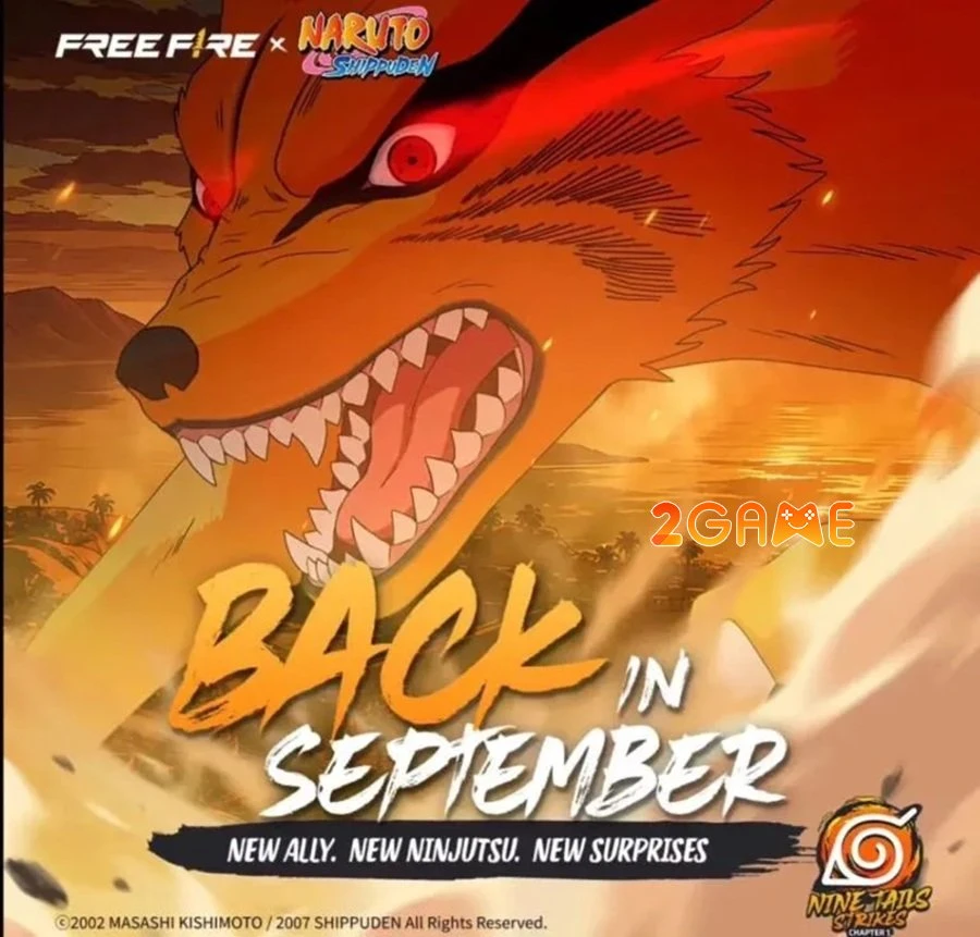 Free Fire MAX - Naruto Shippuden Chapter 1 sẽ trở lại vào tháng 9 Free Fire MAX - Naruto Shippuden Chapter 1 sẽ trở lại vào tháng 9