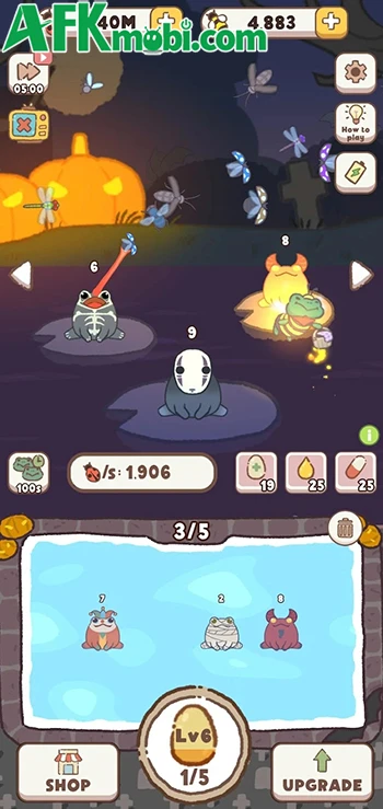 Frog Idle game casual nhàn rỗi cho bạn hợp nhất những chú ếch