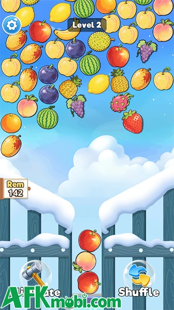 Fruit Match Juicy Puzzle với lối chơi chọn trái cây để nhấn thả