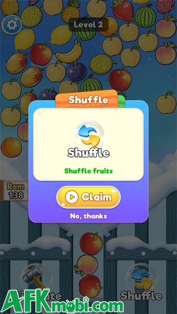 Fruit Match Juicy Puzzle với lối chơi chọn trái cây để nhấn thả