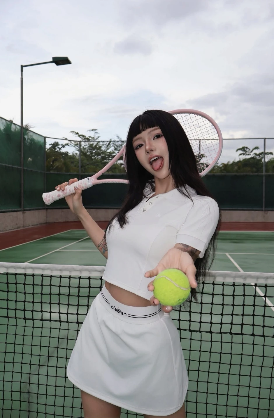 Gác lại vũ đạo triệu view, "Lisa Việt Nam" Ciin lên sân tennis thả dáng, visual "quá trời" xinh! Gác lại vũ đạo triệu view, "Lisa Việt Nam" Ciin lên sân tennis thả dáng, visual "quá trời" xinh!