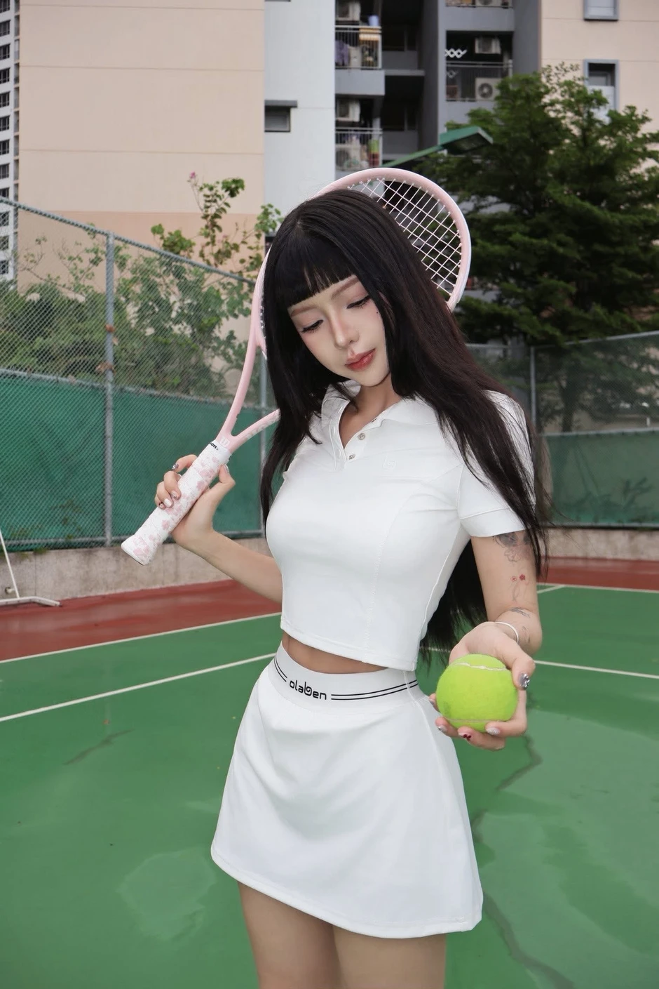 Gác lại vũ đạo triệu view, "Lisa Việt Nam" Ciin lên sân tennis thả dáng, visual "quá trời" xinh! Gác lại vũ đạo triệu view, "Lisa Việt Nam" Ciin lên sân tennis thả dáng, visual "quá trời" xinh!
