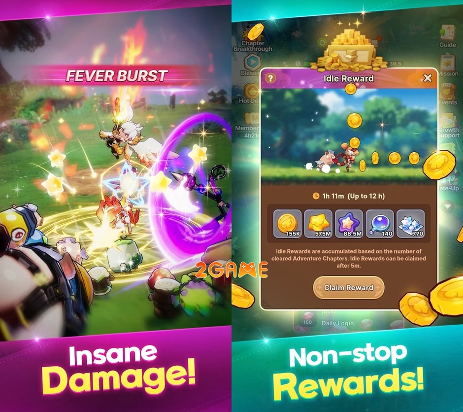 Gale Knights - Huyền thoại tái xuất trong diện mạo Idle RPG chặt chém cực đã mắt