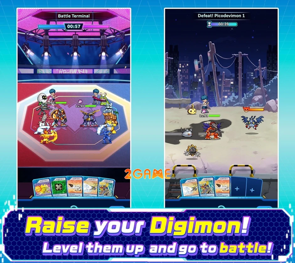 Game nuôi thú ảo DIGIMON UP đổ bộ Mobile với đồ hoạ Pixel hoài niệm