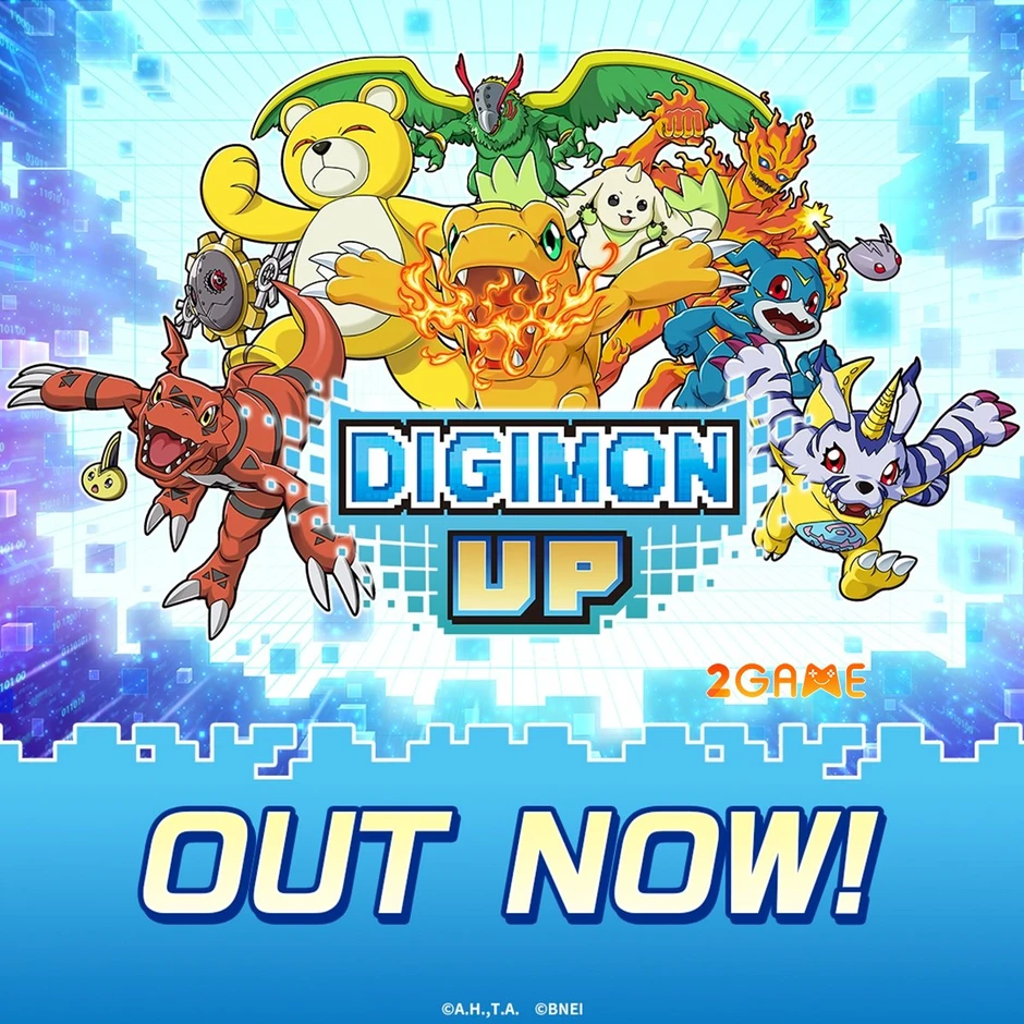 Game nuôi thú ảo DIGIMON UP đổ bộ Mobile với đồ hoạ Pixel hoài niệm