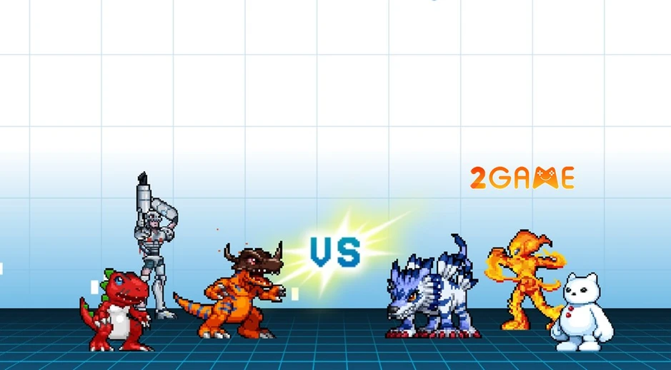 Game nuôi thú ảo DIGIMON UP đổ bộ Mobile với đồ hoạ Pixel hoài niệm