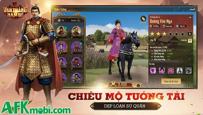 Game SLG dã sử Vạn Thắng Nam Đế ấn định ngày thử nghiệm