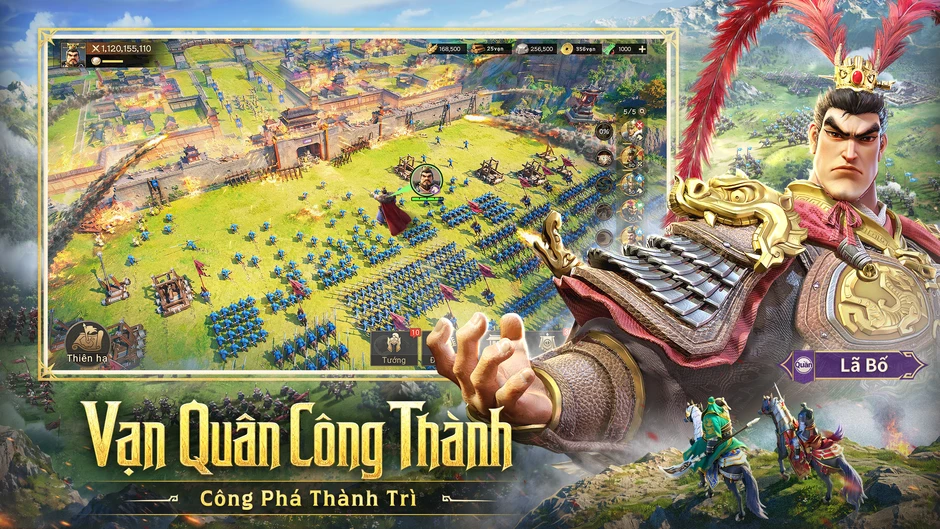 Game SLG thời gian thực Tam Quốc: Tranh Bá Thiên Hạ sắp ra mắt