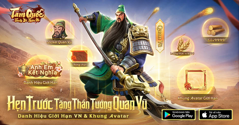 Game SLG thời gian thực Tam Quốc: Tranh Bá Thiên Hạ sắp ra mắt