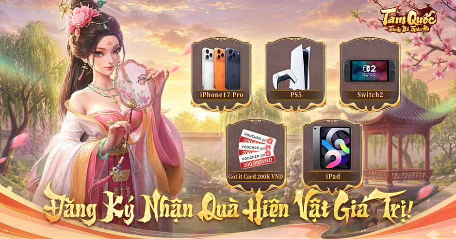 Game SLG thời gian thực Tam Quốc: Tranh Bá Thiên Hạ sắp ra mắt