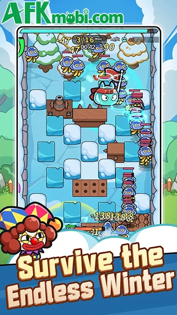 Garden Builder: Roguelike TD - Ngăn bọn slime chạm tới gà quay