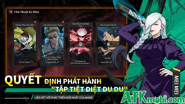 Giác Ngộ Thuật Chú game đấu tướng lấy chủ đề Jujutsu Kaisen Giác Ngộ Thuật Chú game đấu tướng lấy chủ đề Jujutsu Kaisen