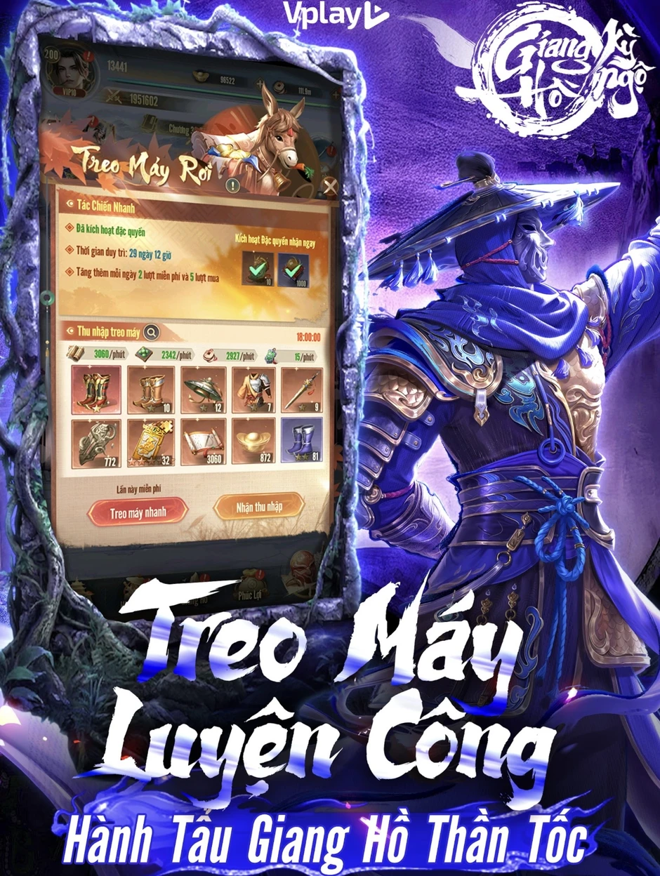 Giang Hồ Kỳ Ngộ - Vplay: Tuyệt tác card battle bất lương nhân chính thức ra mắt