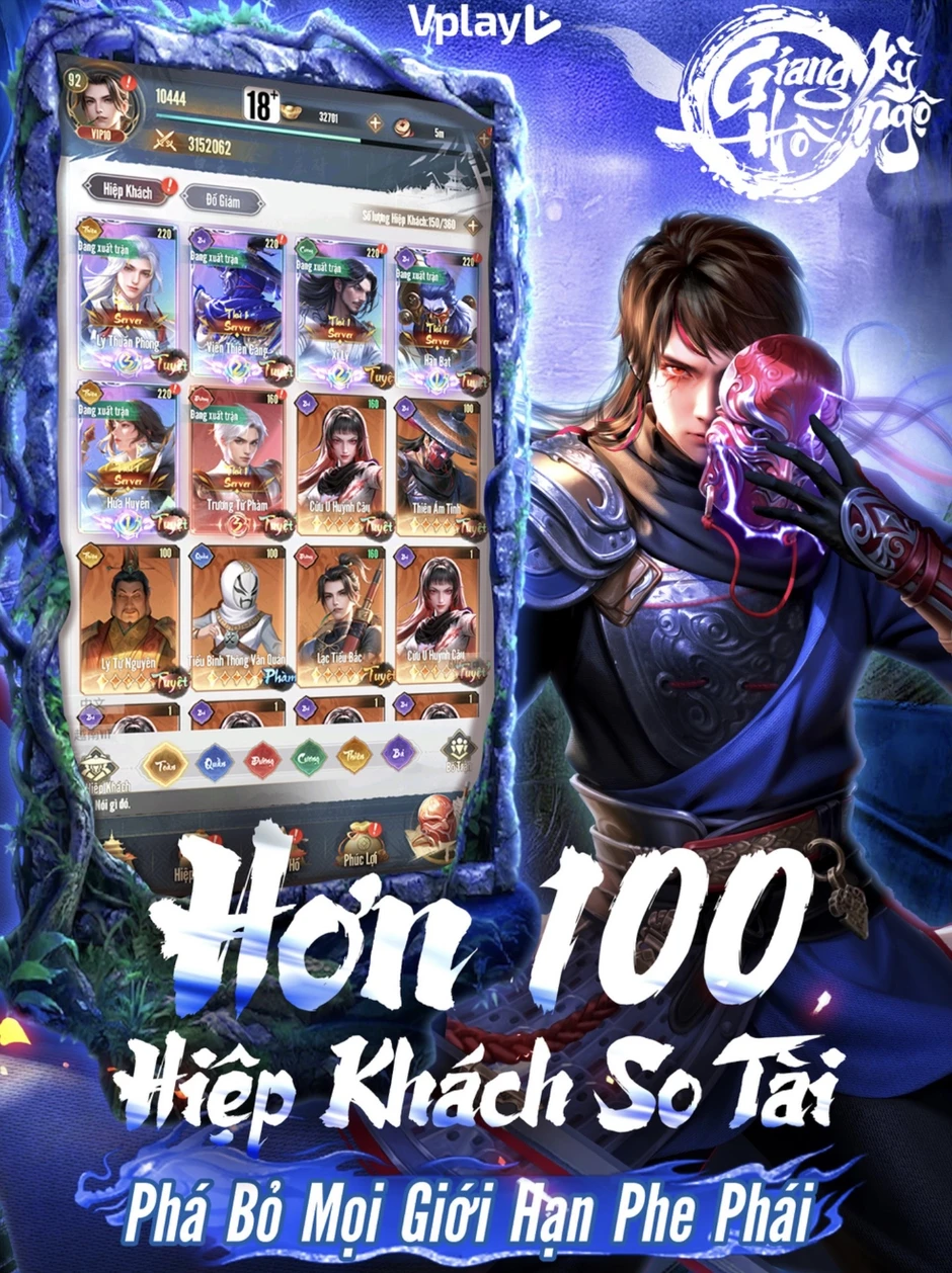 Giang Hồ Kỳ Ngộ - Vplay: Tuyệt tác card battle bất lương nhân chính thức ra mắt