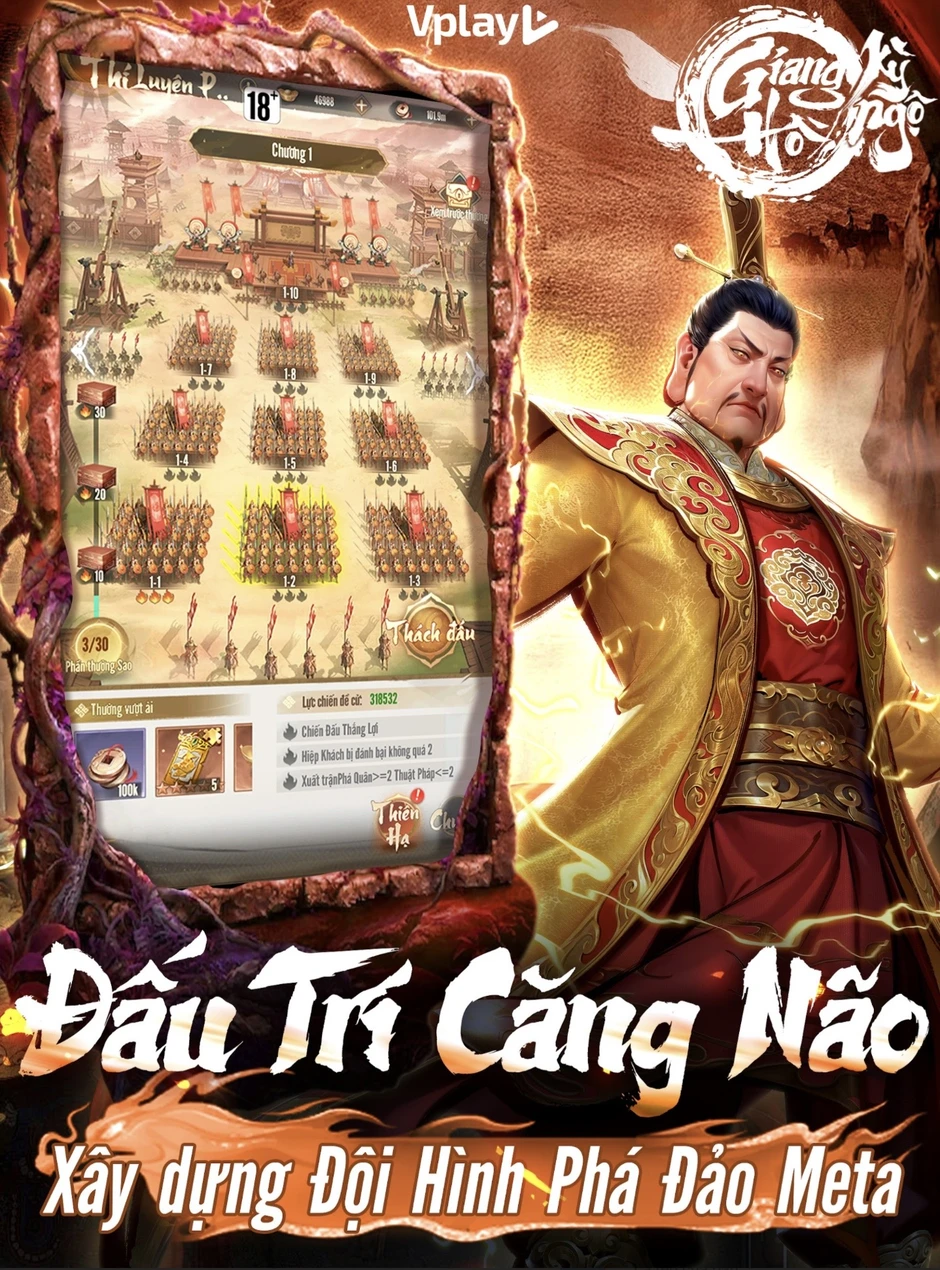 Giang Hồ Kỳ Ngộ - Vplay: Tuyệt tác card battle bất lương nhân chính thức ra mắt