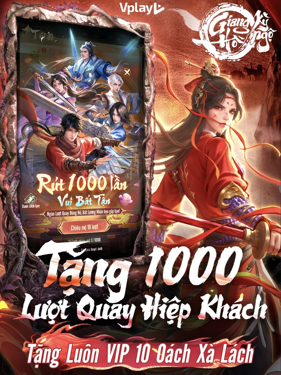 Giang Hồ Kỳ Ngộ - Vplay: Tuyệt tác card battle bất lương nhân chính thức ra mắt