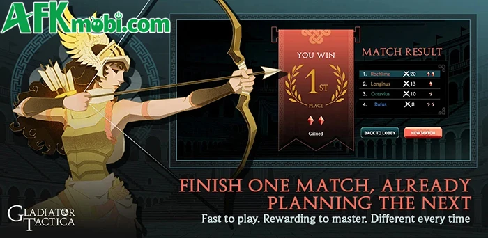 Gladiator Tactica: Gầy dựng đội võ sĩ giác đấu trong các trận đấu trí