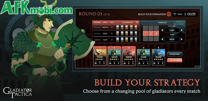 Gladiator Tactica: Gầy dựng đội võ sĩ giác đấu trong các trận đấu trí