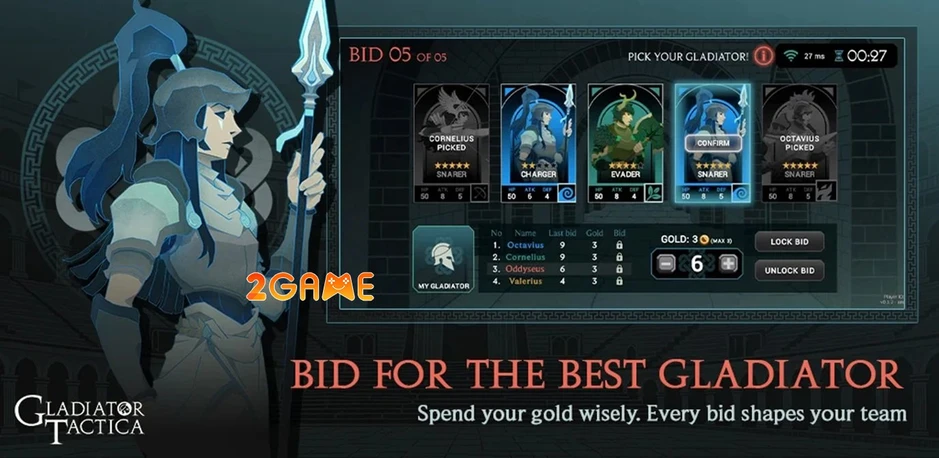 Gladiator Tactica Mobile – Sàn đấu giá tướng chiến thuật đỉnh cao Gladiator Tactica Mobile – Sàn đấu giá tướng chiến thuật đỉnh cao