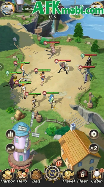 Grand Voyage: Pirate King game đấu tướng chủ đề One Piece