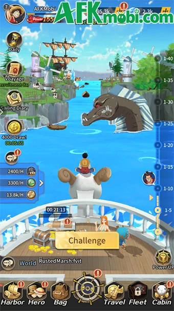 Grand Voyage: Pirate King game đấu tướng chủ đề One Piece