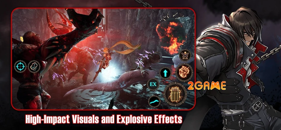 Gungrave G.O.R.E. UEE Mobile biến điện thoại thành sân khấu cuồng loạn