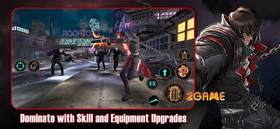 Gungrave G.O.R.E. UEE Mobile biến điện thoại thành sân khấu cuồng loạn