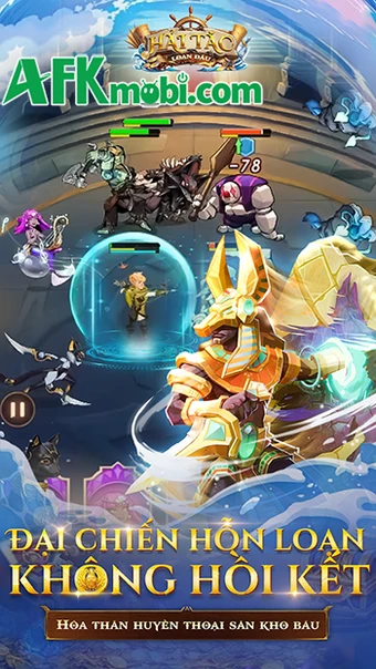 Hải Tặc Loạn Đấu: Idle AFK game đấu tướng chiến thuật màn dọc