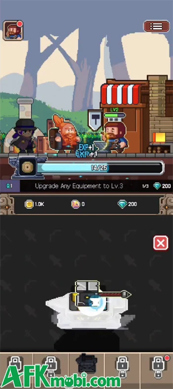 Hammer the Hit: Idle RPG với chủ đề rèn trang bị đi ngục tối